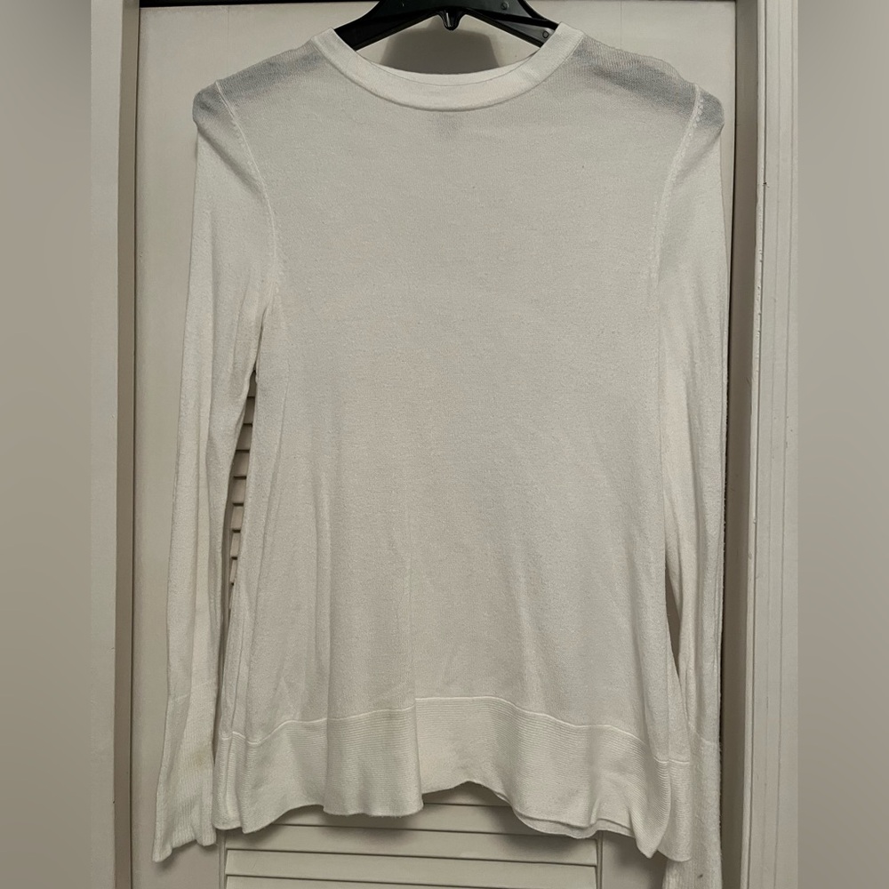 A New Day White Long Sleeve maternity Top